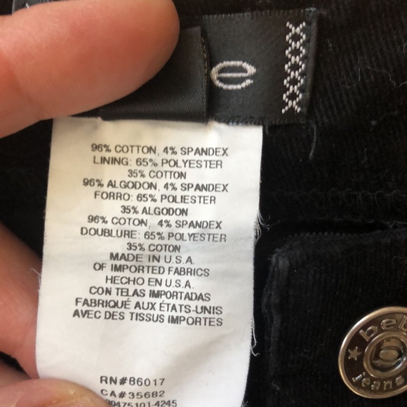 Bebe black corduroy pants, 8 - Picture 3 of 7